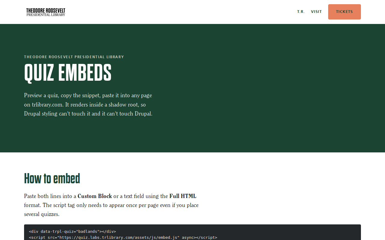 Screenshot of Quiz Platform